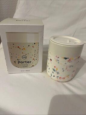 Porter Confetti Terrazzo Ceramic Travel Mug